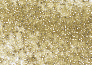 Бисер Япония MIYUKI Seed Beads 15/0 5г 1631 окрашенный шафран полуматовый серебряная линия внутри