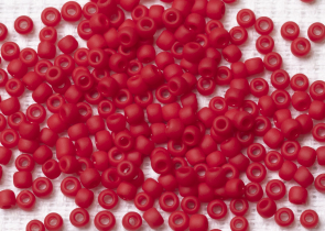 Бисер Япония круглый 11/0 10 г 0045F красный перец, матовый непрозрачный