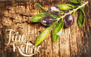 Кристальная ( алмазная) мозаика  " ФРЕЯ" ALVR- 222 " Веточка оливы" 40 х 25 см