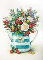 Кристальная ( алмазная) мозаика  " ФРЕЯ" ALBP- 249 постер " В разгар июля" 30 х 40 см