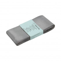 Лента атласная 50 мм ( 2 ") "Gamma" ФАСОВКА 5.4 м №127 серый