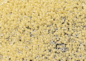 Бисер Япония MIYUKI Seed Beads 15/0 5г 0201 кристалл желтая линия внутри