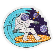 Кристальная ( алмазная) мозаика  " ФРЕЯ" ALVN- 306 наклейки " Космос" 8 х 8. 5 см