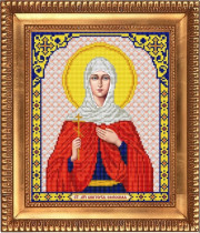 Рисунок на ткани для вышивки бисером И-4148 Святая Мученица Виктория 20х24,5см