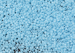 Бисер Япония MIYUKI Seed Beads 15/0 5г 0413 бирюзовый синий непрозрачный