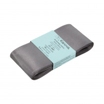 Лента атласная 50 мм ( 2 ") "Gamma" ФАСОВКА 5.4 м №126 серый