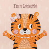 Кристальная ( алмазная) мозаика  " ФРЕЯ" ALBP- 329 постер " Я красотка" 20 х 20 см