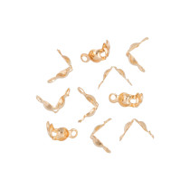 " Zlatka" Зажим для узла FMK- J02 7 мм 10 шт 02 под золото