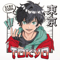 Кристальная ( алмазная) мозаика  " ФРЕЯ" ALBP- 261 постер " Токио" 30 х 30 см