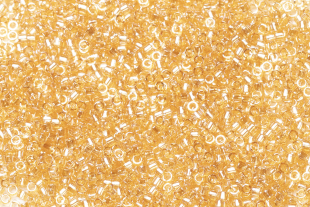 Бисер Япония MIYUKI Delica цилиндрический 11/0 5г DB-0099 светло-топаз прозрачный блестящий