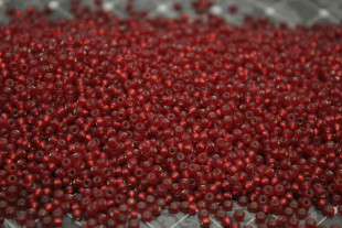 Бисер Чехия круглый 10/0 50г 97070 красный матовый