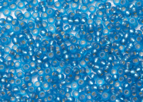 Бисер Чехия круглый 10/0 50г 67150m светло-синий матовый