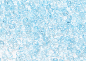 Бисер Чехия круглый 06/0 50г 60000h прозрачный самый светлый голубой квадратное отверстие