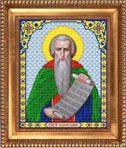 Рисунок на ткани для вышивки бисером И-4132 Святой Преподобный Феодосий Великий 20х24,5см