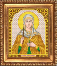 Рисунок на ткани для вышивки бисером И-4194 Святая Эмилия 20х24,5см