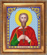 Рисунок на ткани для вышивки бисером И-4171 Святой Мученик Назарий 20х24,5см