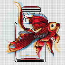 Кристальная ( алмазная) мозаика  " ФРЕЯ" ALVA- 30 " Загадай желание" 30 х 30 см