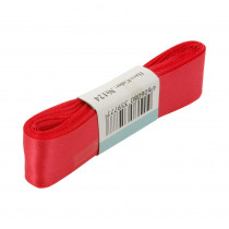 Лента атласная 25 мм ( 1 ") "Gamma" ФАСОВКА 5.4 м №124 св-вишневый