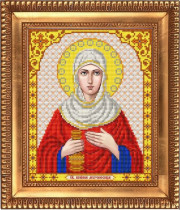 Рисунок на ткани для вышивки бисером И-4167 Святая Иоанна Мироносица 20х24,5см