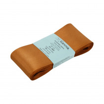 Лента атласная 50 мм ( 2 ") "Gamma" ФАСОВКА 5.4 м №122 рыжий