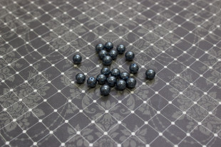 Бусина Чехия " PRECIOSA" под жемчуг 132- 19- 001 6 мм 20 шт 70040 темно- серый