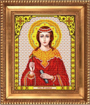 Рисунок на ткани для вышивки бисером И-4172 Святая Мученица Надежда 20х24,5см