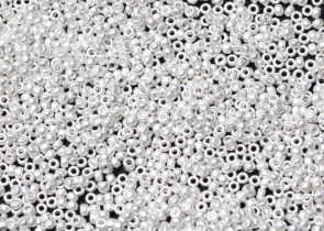 Бисер Япония MIYUKI Seed Beads 15/0 5г 0961F яркий стерлинговое покрытие матовый