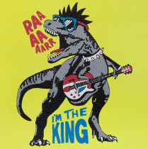 Кристальная ( алмазная) мозаика  " ФРЕЯ" ALBP- 282 постер " Рок- звезда" 30 х 30 см