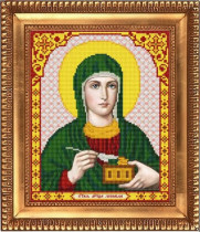 Рисунок на ткани для вышивки бисером И-4150 Святая Мученица Зинаида 20х24,5см