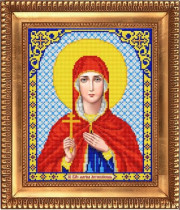 Рисунок на ткани для вышивки бисером И-4162 Святая Великомученица Марина 20х24,5см