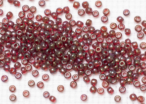 Бисер Япония круглый 11/0 10г 0330 ржавчина, золотое сияние