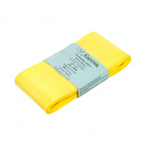 Лента атласная 50 мм ( 2 ") "Gamma" ФАСОВКА 5.4 м №117 бл.желтый