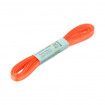 Лента атласная 6 мм ( 1/4 ") "Gamma" ФАСОВКА 5.4 м №125 красно-оранжевый