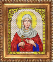 Рисунок на ткани для вышивки бисером И-4183 Святая Христина 20х24,5см