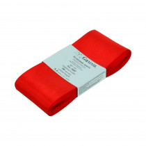 Лента атласная 50 мм ( 2 ") "Gamma" ФАСОВКА 5.4 м №104 т.красный