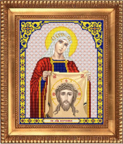 Рисунок на ткани для вышивки бисером И-4125 Святая Праведная Вероника 20х24,5см