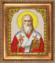 Рисунок на ткани для вышивки бисером И-4179 Святой Деонисий 20х24,5см