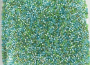 Бисер Япония MIYUKI Delica цилиндрический 11/0 5г DB-0984 смесь аква-бирюзового цвета с цветной линией