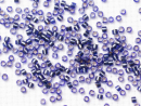 Бисер Япония MIYUKI Delica цилиндрический 11/0 5г DB-0278 темно-синий с цветной линией блестящий